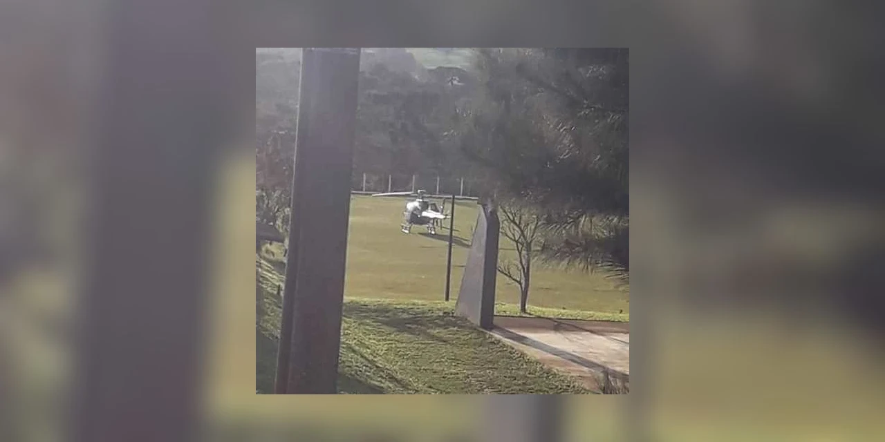 Helicóptero do Samu atende criança baleada em Ipiranga