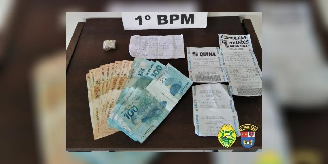PM prende estelionatários que tentavam aplicar golpe do bilhete premiado