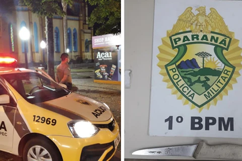 Dupla é presa durante “Operação Ostensividade” em Ponta Grossa