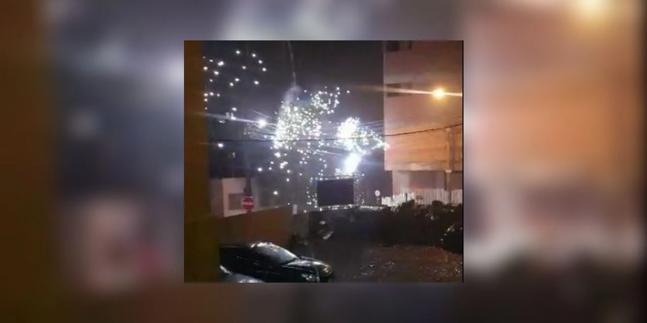 Explosões em redes de energia deixa bairros de Ponta Grossa sem luz; Veja vídeo!