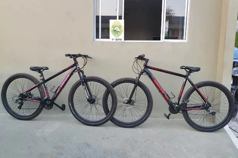 PM recupera bicicletas roubadas na Chapada