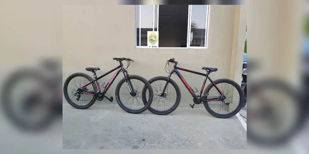 PM recupera bicicletas roubadas na Chapada
