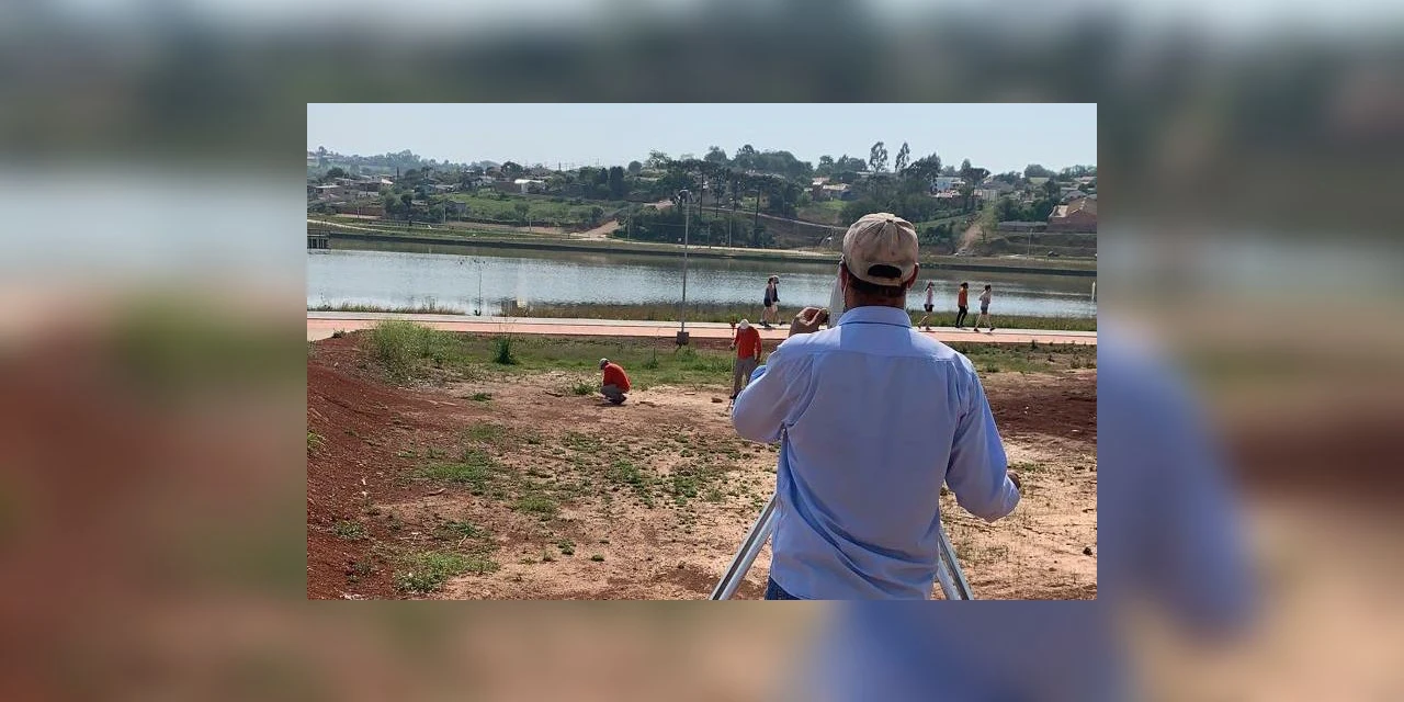 Prefeitura avança nos trabalhos de instalação do Centro Ambiental no Lago de Olarias