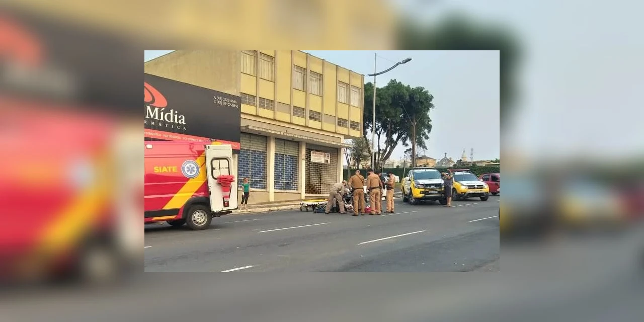 Homem fica em estado grave depois de ser baleado no centro de PG; Veja video!