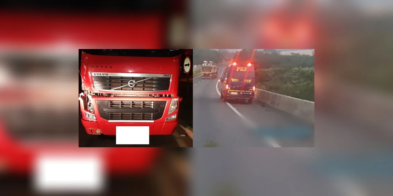 Pedestre morre atropelado por caminhão próximo ao Parque de Vila Velha