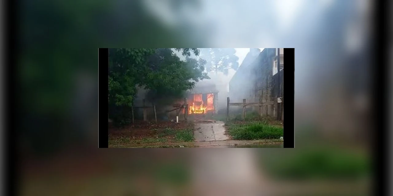 Incêndio em residência deixa quatro pessoas gravemente feridas em PG