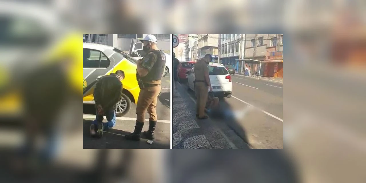 Motociclista dirigindo alcoolizado causa acidente grave, após jogar moto em cima de policial e fugir de bloqueio; Veja vídeo!
