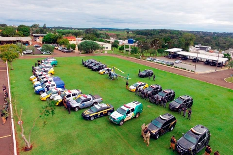 Megaoperação conjunta em 94 municípios do Paraná  combate ao narcotráfico