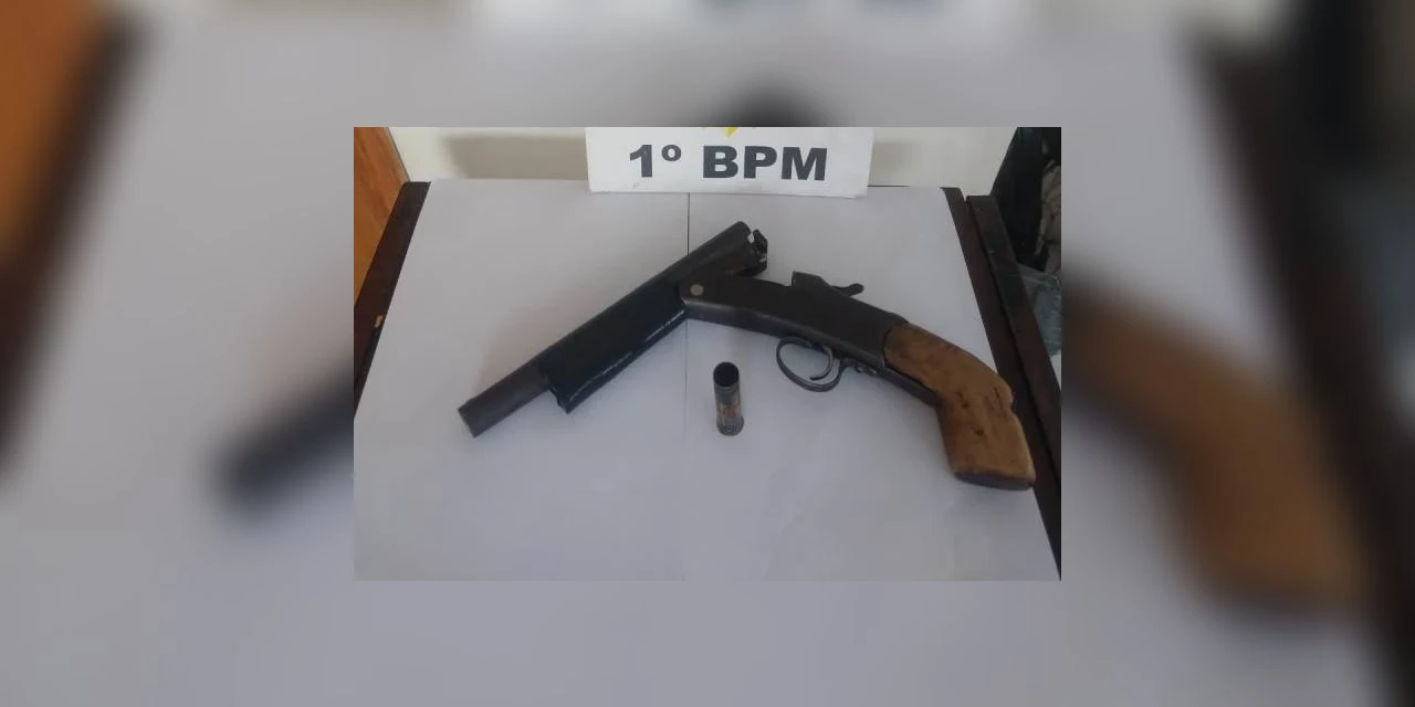 Ladrão armado de revolver é preso depois de roubar estabelecimento comercial em Olarias