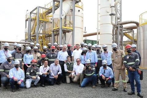 Bolsonaro e ministros inauguram fábrica de biogás em São Paulo