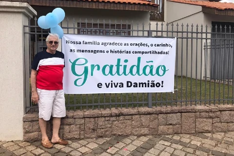 Em casa, Dr. Damião agradece população depois de vencer o covid