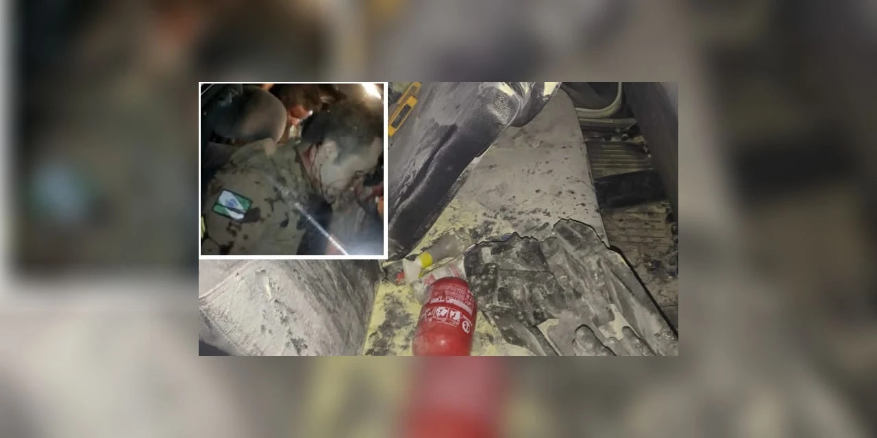 Polícia pede ajuda para identificar criminosos que explodiram viatura em Ipiranga