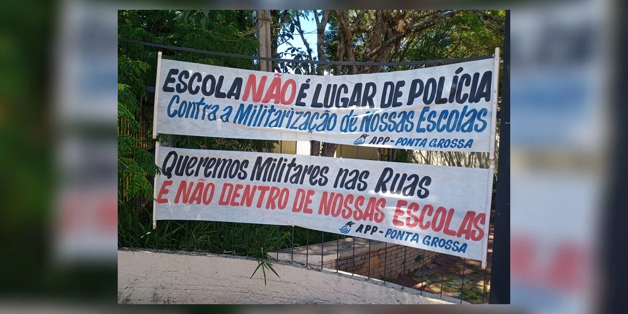 Sindicatos entram na justiça contra escolas cívico-militares
