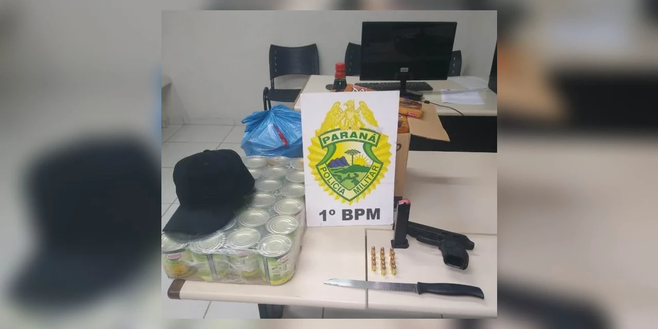 Dono de estabelecimento comercial reage a assalto e atira contra suspeito de roubo