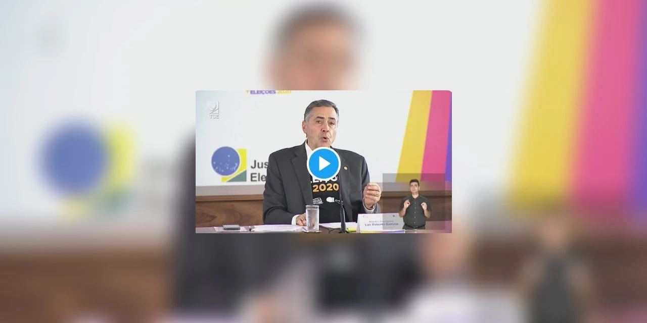 Eleições 2020: Presidente do TSE dá entrevista ao vivo; acompanhe