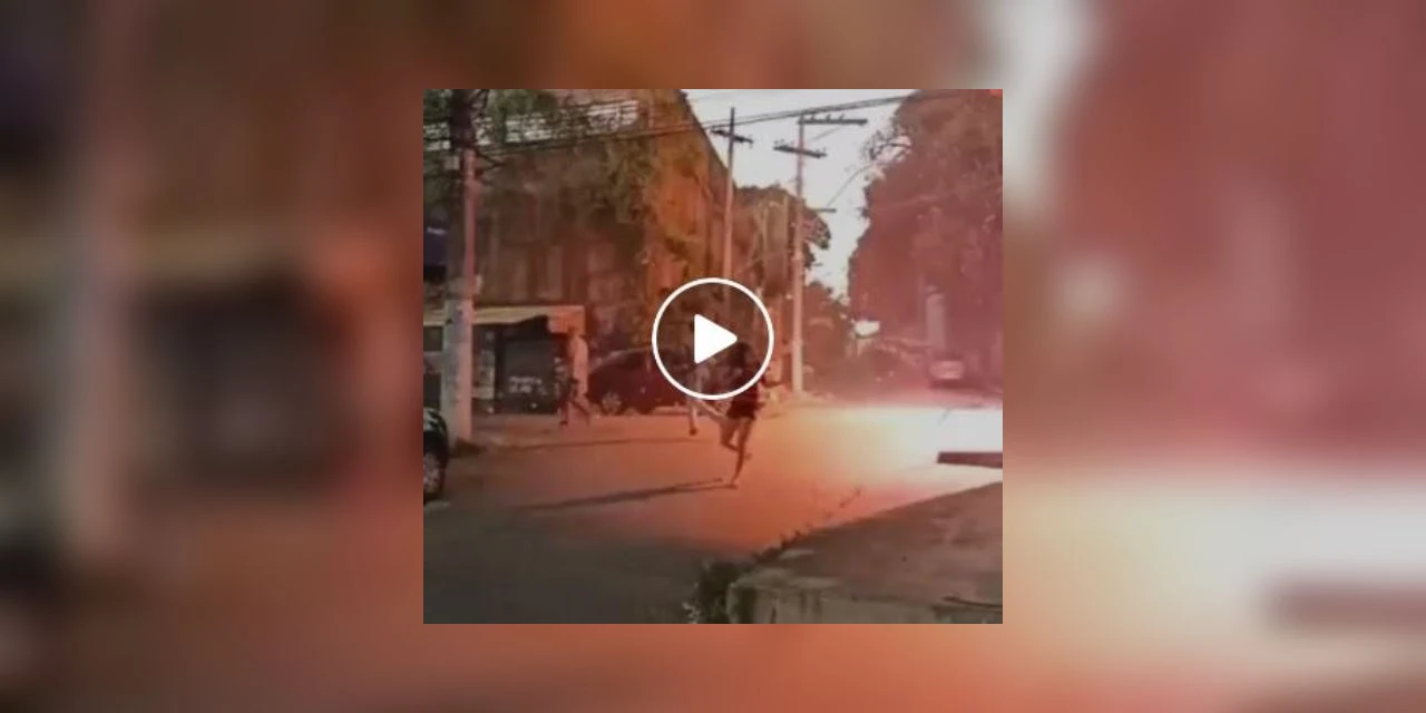 Menina escapa por pouco de ser atingida por raio; Assista!