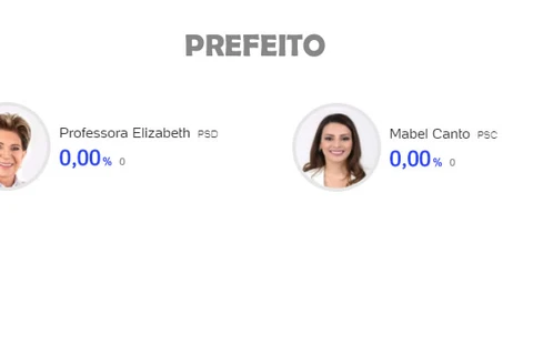 Acompanhe em tempo real a apuração dos votos em Ponta Grossa