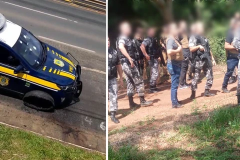 Policial feminina é baleada durante troca de tiros com criminosos em Ponta Grossa