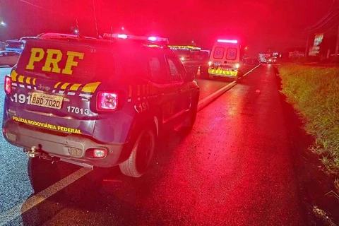 Pedestre morre atropelamento na Souza Naves