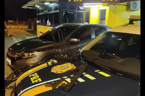 Quadrilha que realizava roubo de cargas e sequestro de caminhoneiros é desmantela no Paraná