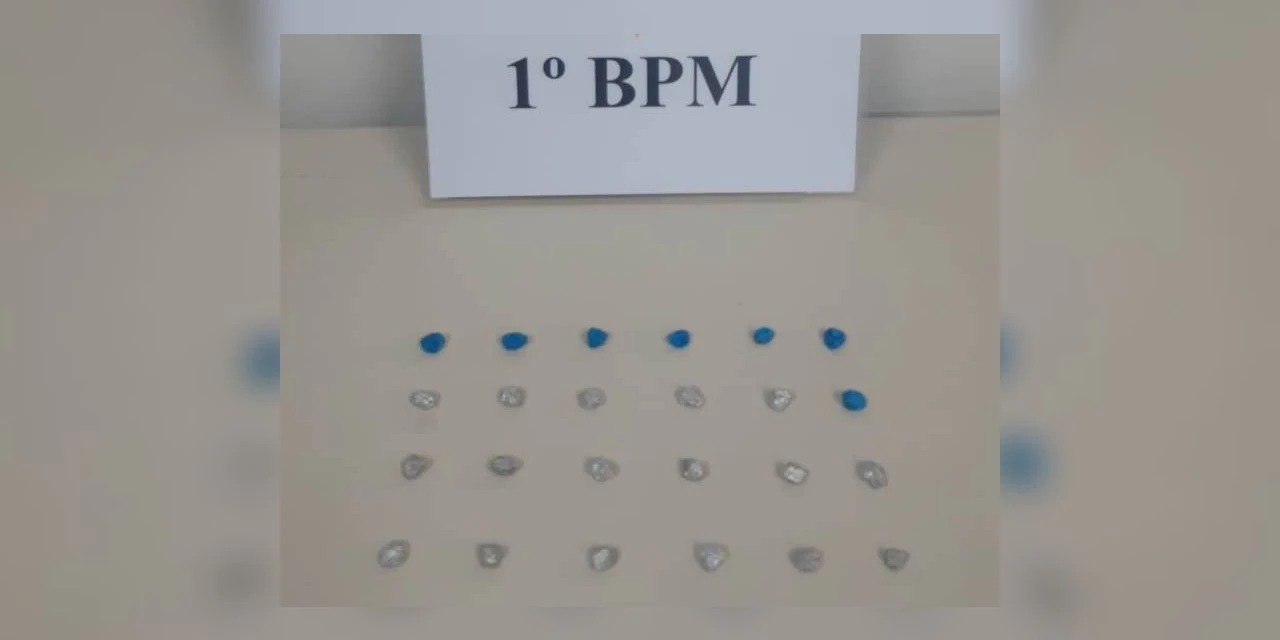 Jovens são apreendidos com 24 pedras de crack no centro de PG