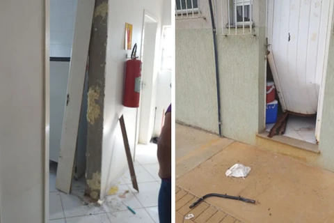 UBS arrombada arrombada na madrugada suspende atendimentos por tempo indeterminado