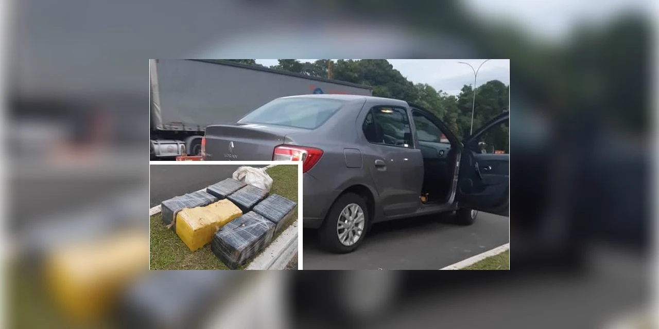 PRF apreende mais de 150 quilos de maconha em Irati