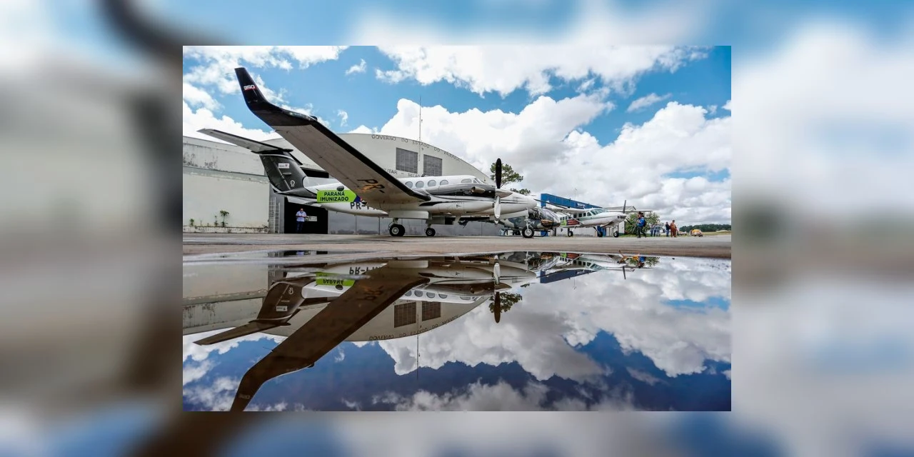 Governo vai usar frota aérea para agilizar transporte da vacina no Paraná