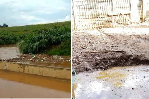 Chuva forte provoca alagamentos em bairros de PG