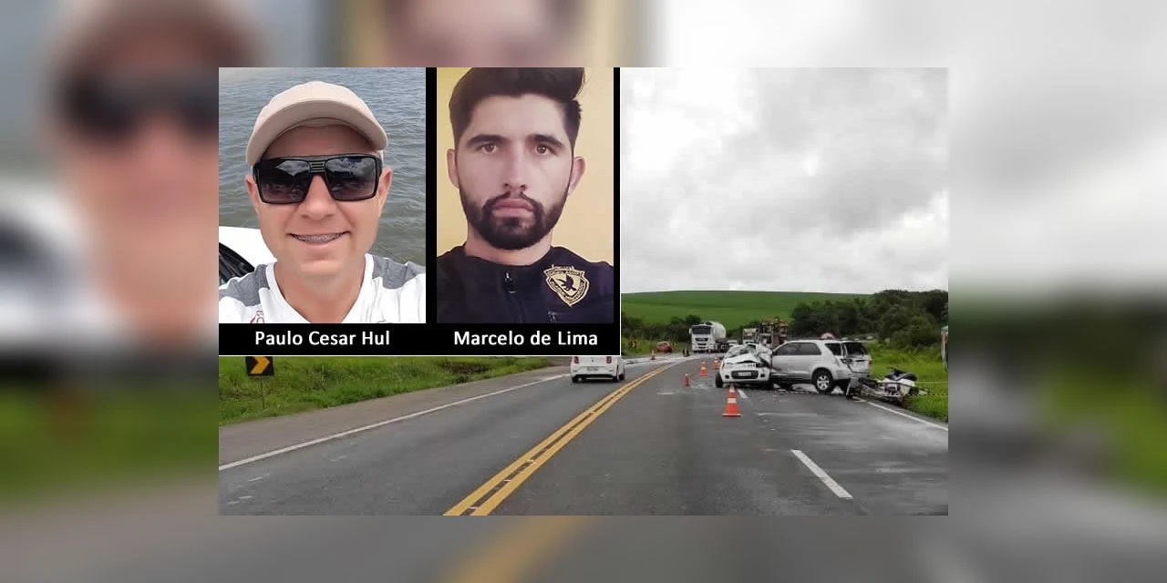 Vitimas  de acidente em Palmeira são identificadas