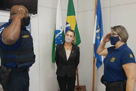 Agente feminina assume pela primeira vez comando da Guarda municipal em PG