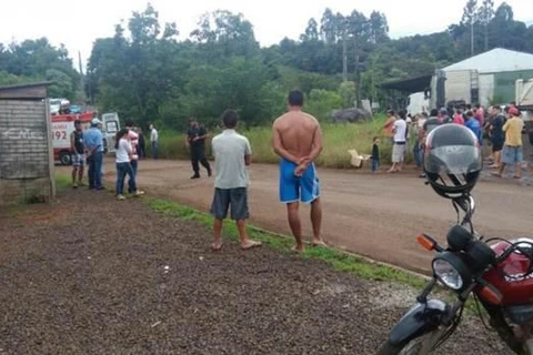 Mulher fica gravemente ferida durante detonação de rochas no Parana