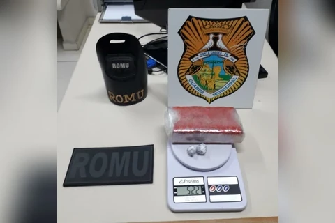 GCM apreende 520 gramas de drogas no bairro Neves