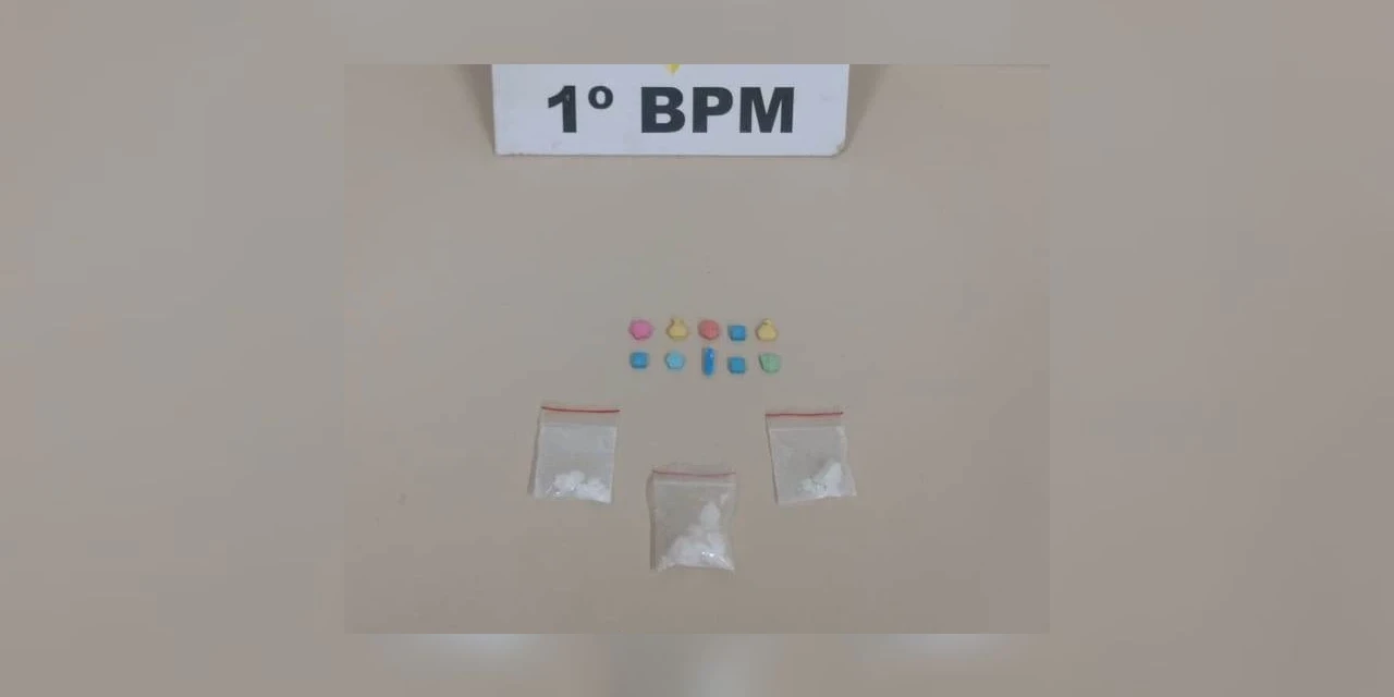 Homem é preso com cocaína e comprimidos de ecstasy no centro de PG