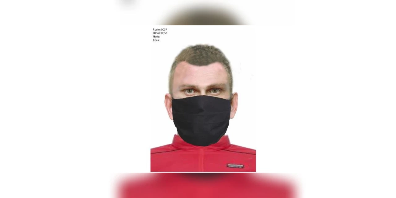 Policia civil divulga retrato de suspeito de duplo homicido em PG