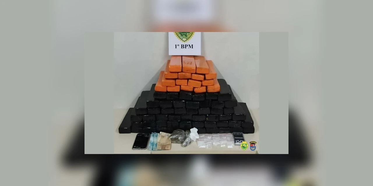 Polícia estoura ‘boca de fumo’ e prende homem com 46 quilos de maconha em PG