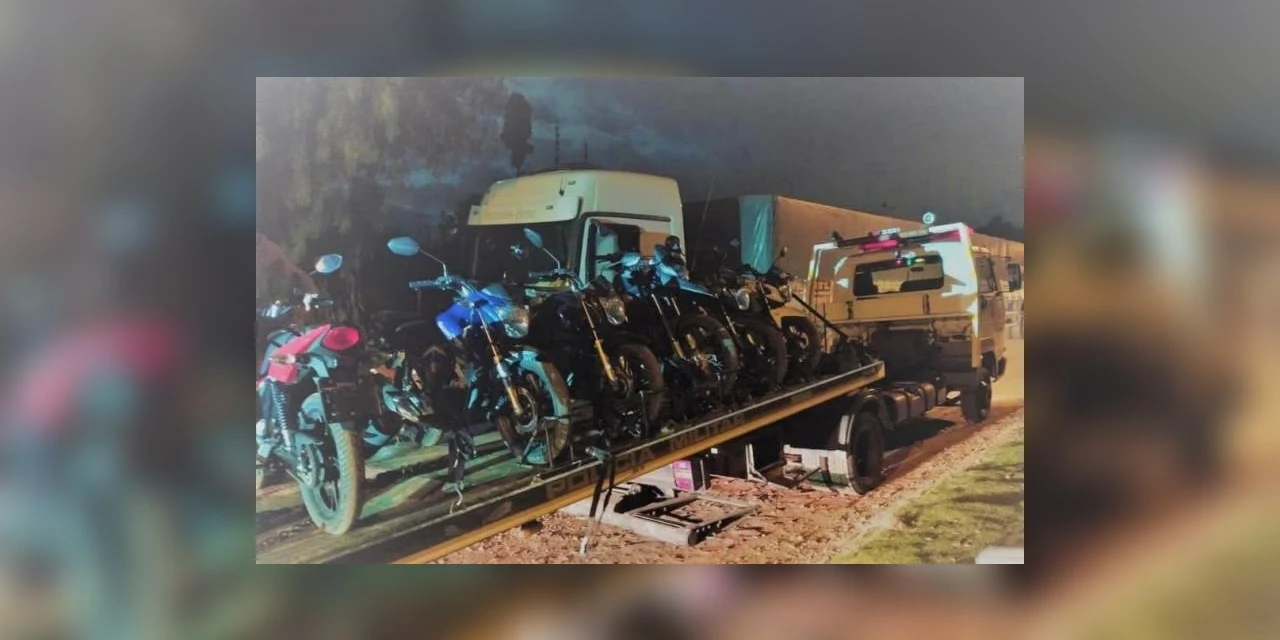 Operação da PM resulta na apreensão de seis motocicletas em PG