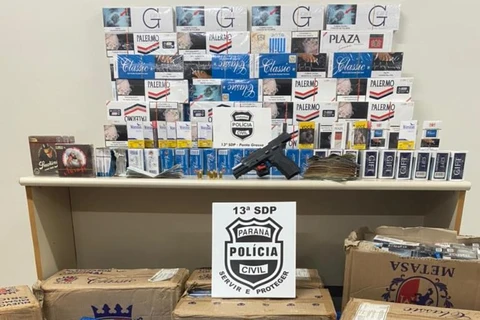 Policia Civil apreende mais de 5 mil carteiras de cigarros do Paraguai no Borato