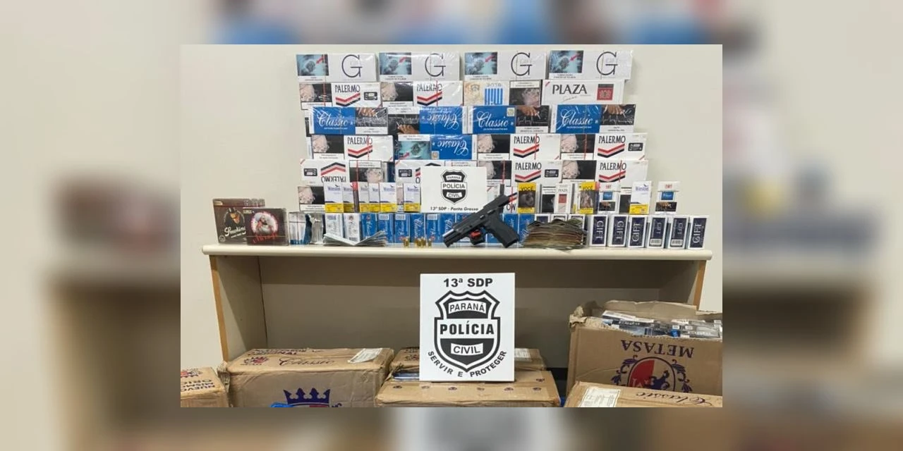 Policia Civil apreende mais de 5 mil carteiras de cigarros do Paraguai no Borato