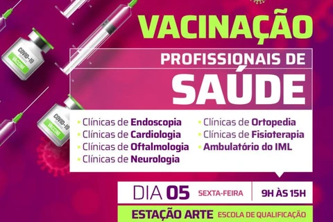 Prefeitura imuniza novo público contra a Covid-19 nesta sexta (05)