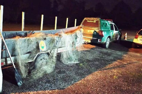 Polícia Ambiental apreende quase 30 mil metros de redes no período da piracema