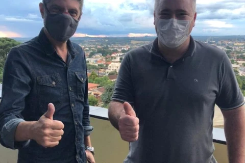 Capitão Saulo, vice prefeito de Ponta Grossa visita São Mateus do Sul