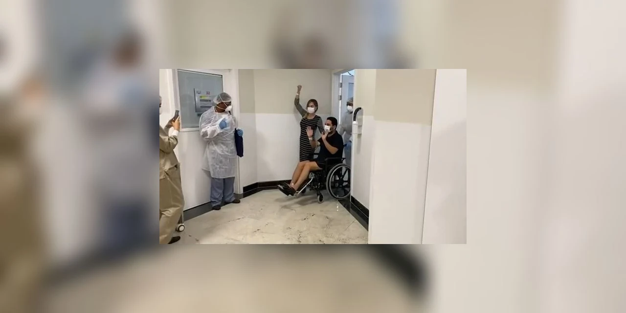 Emocionante! Edson, dupla de Hudson, deixa UTI em luta contra a Covid; Veja vídeo!