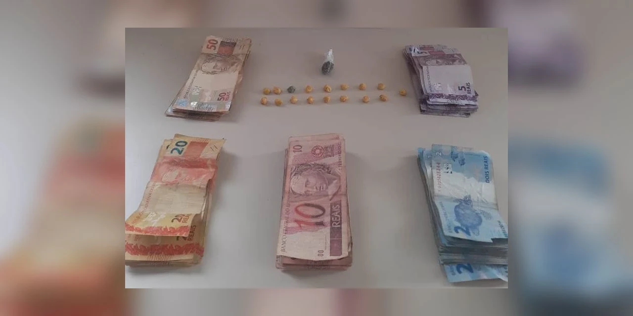 Homem fica nervoso com presença de viatura e é pego com maconha e crack na Nova Rússia