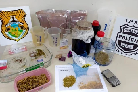 Ação conjunta da Polícia Civil e Guarda Municipal apreende cocaína e substância entorpecente conhecida por “changa”