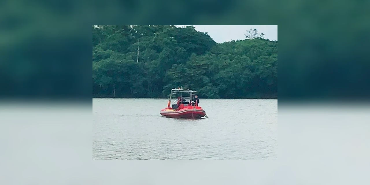Corpo de Bombeiros faz busca por criança desaparecida em rio de Palmeira