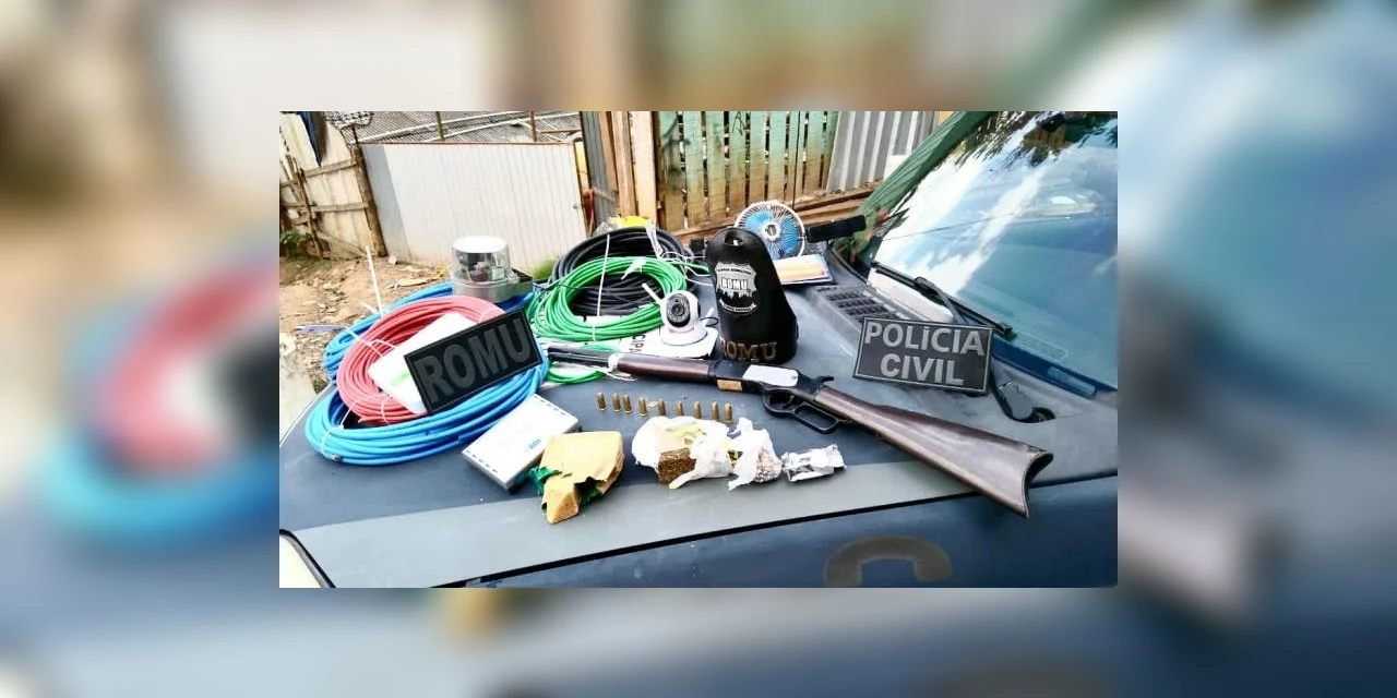 Trio suspeito de furto e receptação de fios de cobre são presos durante operação da PCPR e GM, em Ponta Grossa