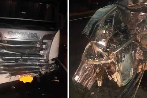 Homem morre em colisão frontal de carro e caminhão na BR-373, em Ponta Grossa