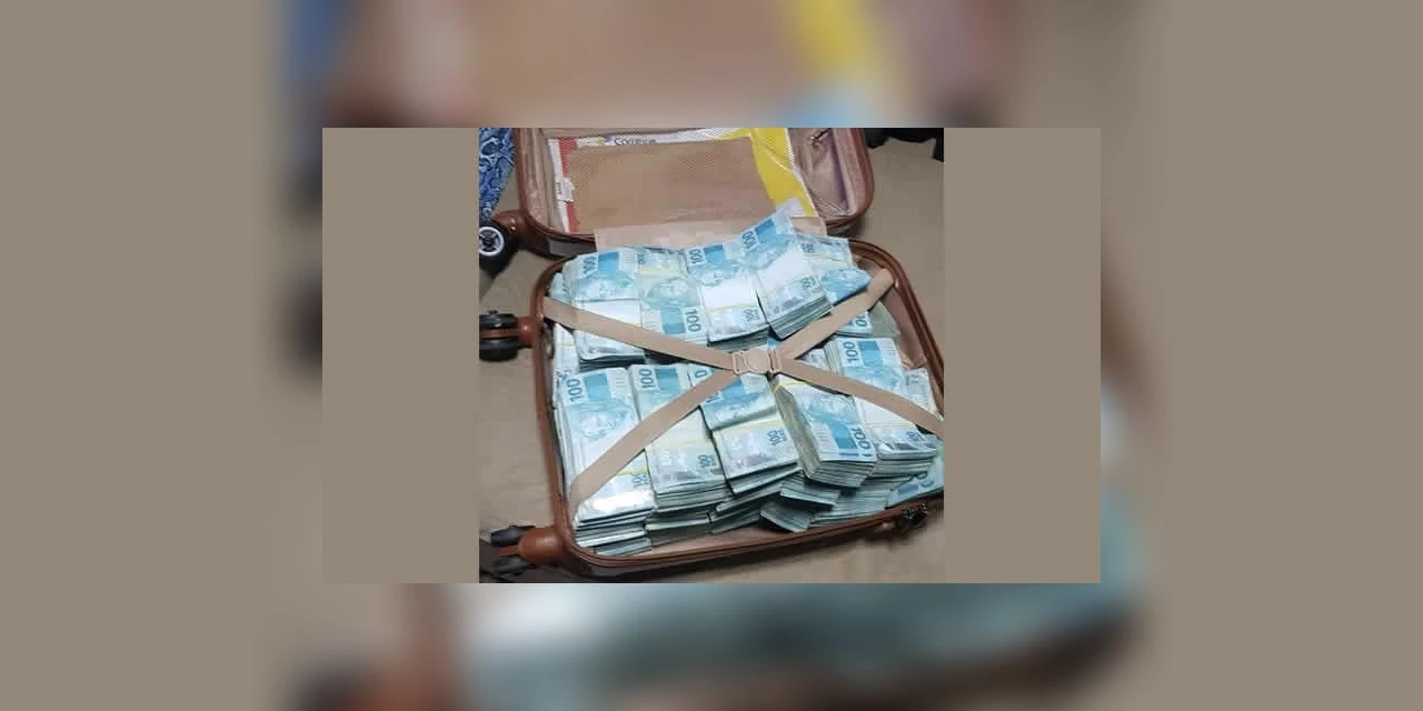 PF apreende mala com mais de R$ 800 mil em operação contra fraudes no auxílio emergencial em MT