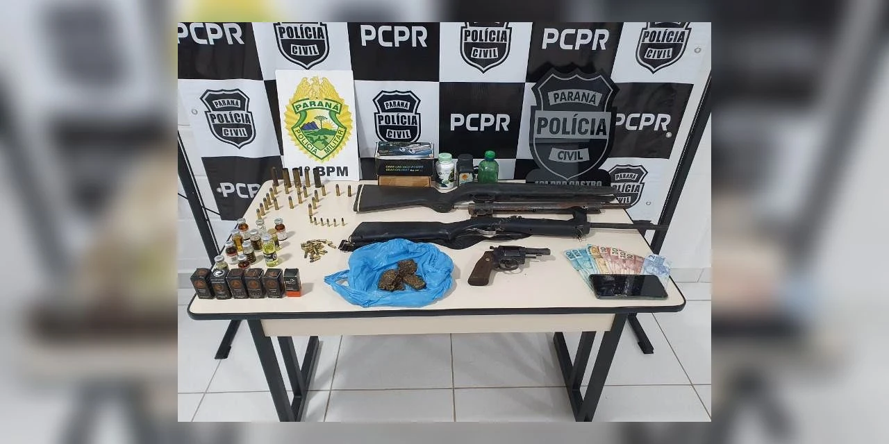 Homem é preso por ameaçar ex-esposa com arma de fogo